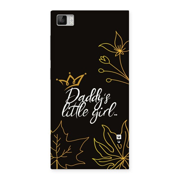 Favorite Little Girl Back Case for Xiaomi Mi3