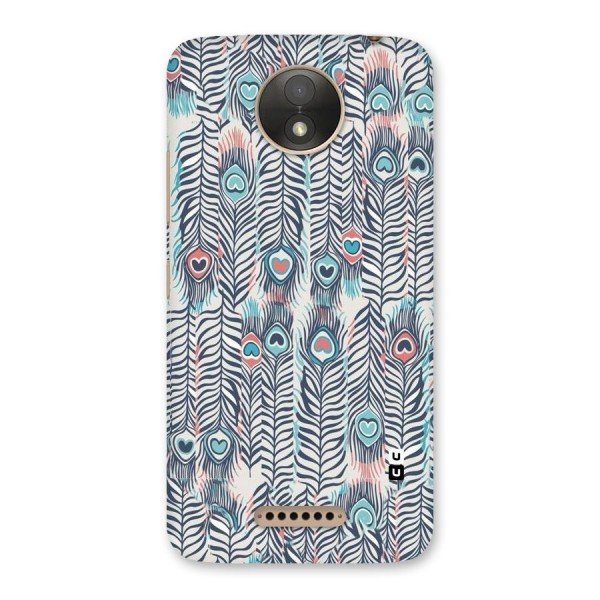 Feather Art Back Case for Moto C Plus