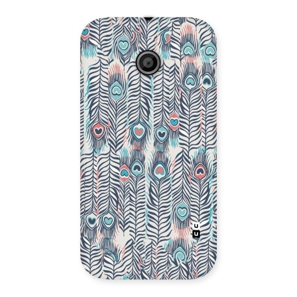 Feather Art Back Case for Moto E