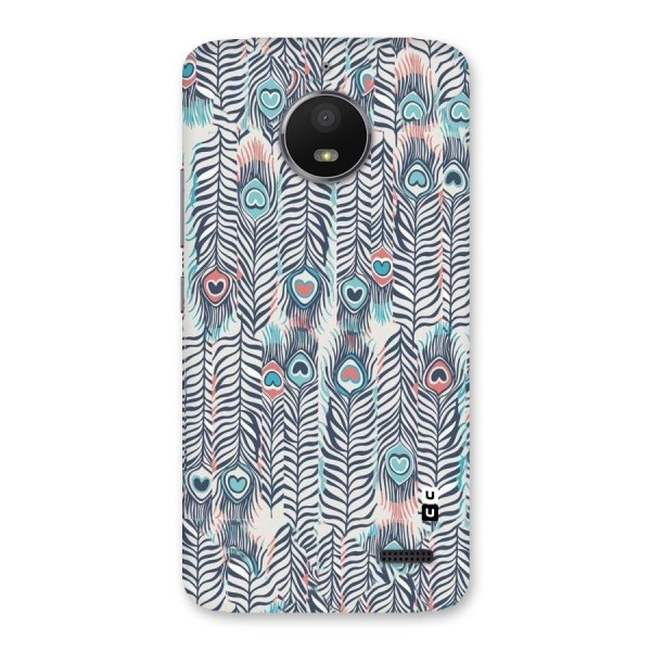 Feather Art Back Case for Moto E4