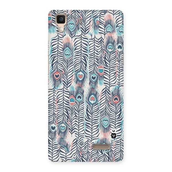 Feather Art Back Case for Oppo R7