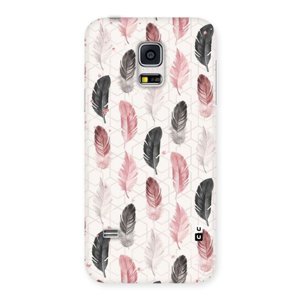 Feather Line Pattern Back Case for Galaxy S5 Mini