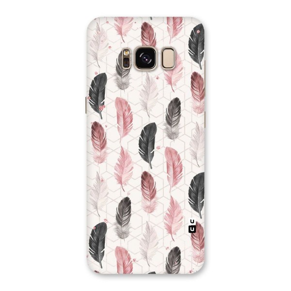 Feather Line Pattern Back Case for Galaxy S8