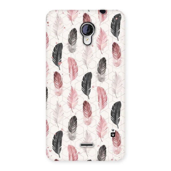 Feather Line Pattern Back Case for Micromax Unite 2 A106