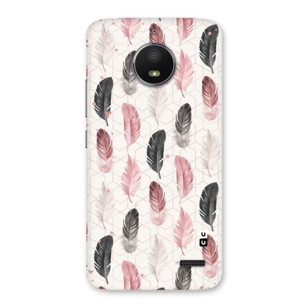 Feather Line Pattern Back Case for Moto E4