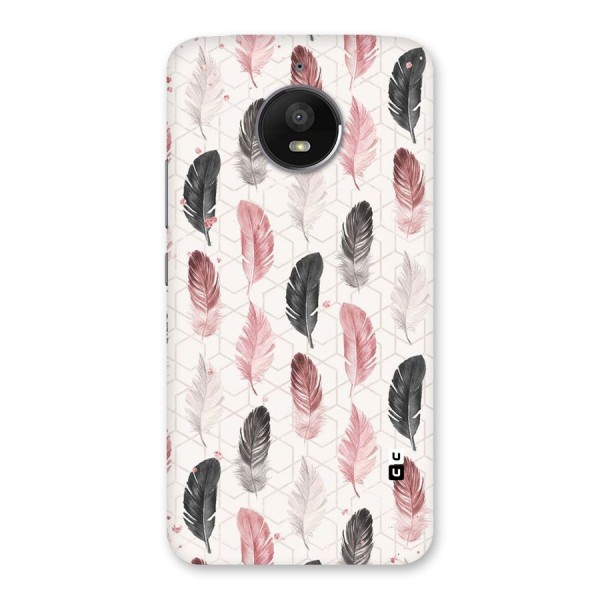 Feather Line Pattern Back Case for Moto E4 Plus