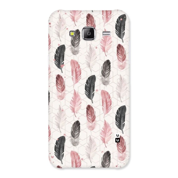 Feather Line Pattern Back Case for Samsung Galaxy J5