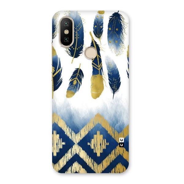 Feathers Beauty Back Case for Mi A2