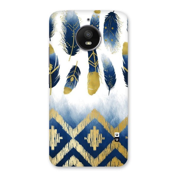 Feathers Beauty Back Case for Moto E4 Plus