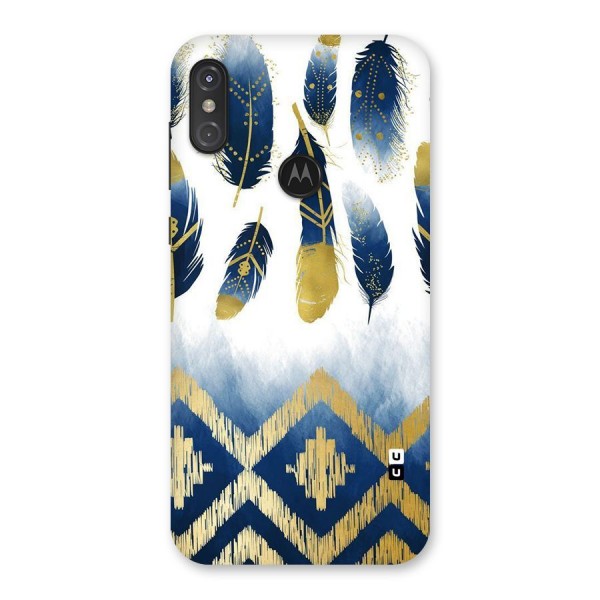 Feathers Beauty Back Case for Motorola One Power