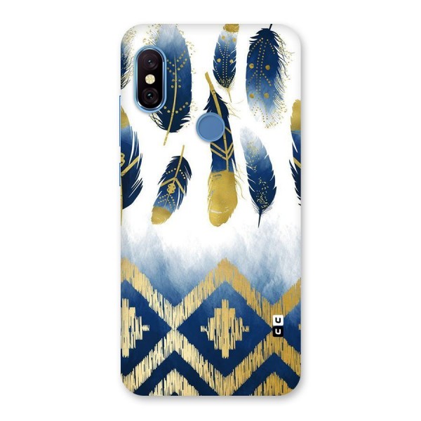 Feathers Beauty Back Case for Redmi Note 6 Pro