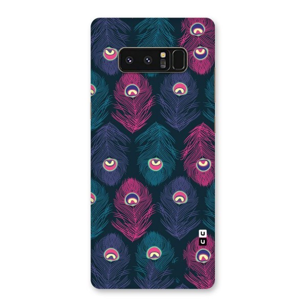 Feathers Patterns Back Case for Galaxy Note 8