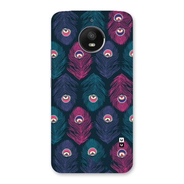 Feathers Patterns Back Case for Moto E4 Plus