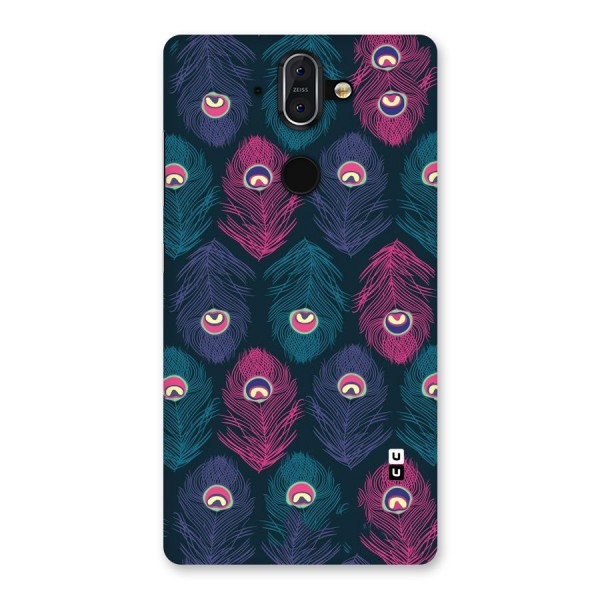 Feathers Patterns Back Case for Nokia 8 Sirocco