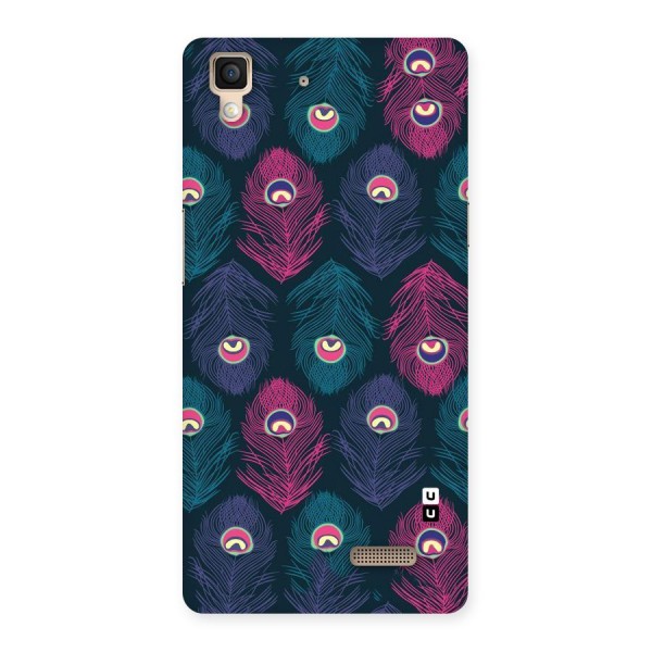 Feathers Patterns Back Case for Oppo R7