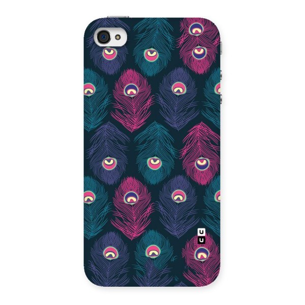 Feathers Patterns Back Case for iPhone 4 4s