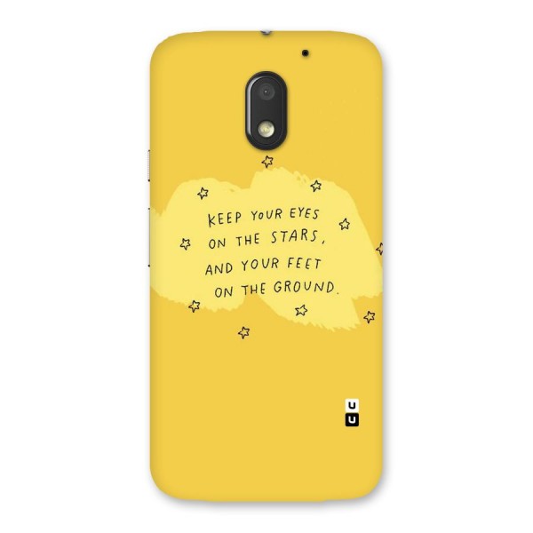 Feet On Ground Back Case for Moto E3 Power