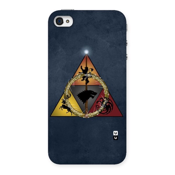 Fight For Crown Back Case for iPhone 4 4s