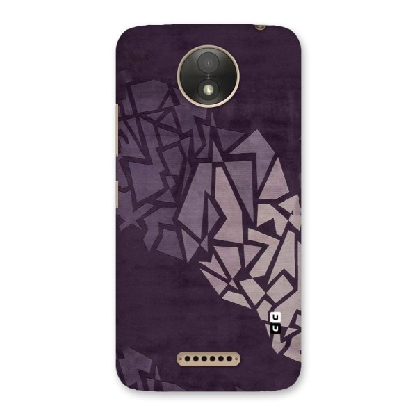 Fine Abstract Back Case for Moto C Plus