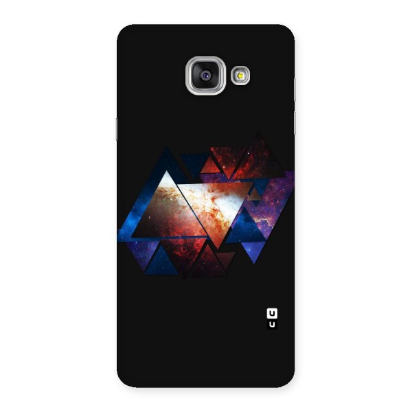 Fire Galaxy Triangles Back Case for Galaxy A7 2016