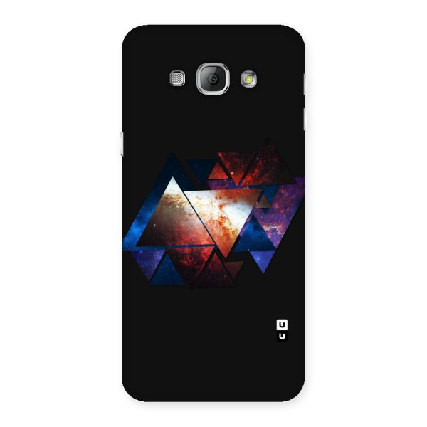 Fire Galaxy Triangles Back Case for Galaxy A8