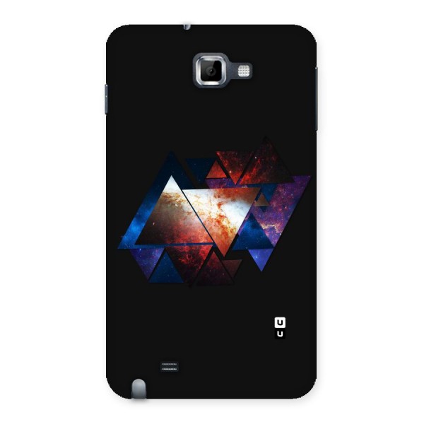 Fire Galaxy Triangles Back Case for Galaxy Note