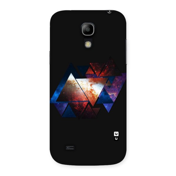 Fire Galaxy Triangles Back Case for Galaxy S4 Mini