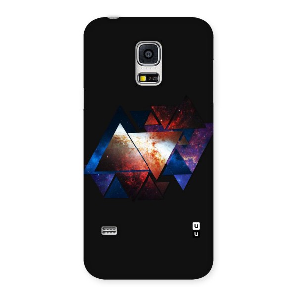 Fire Galaxy Triangles Back Case for Galaxy S5 Mini