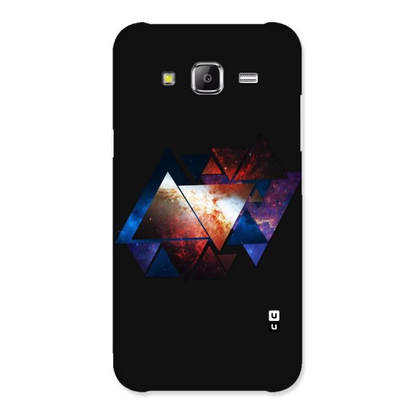 Fire Galaxy Triangles Back Case for Samsung Galaxy J5