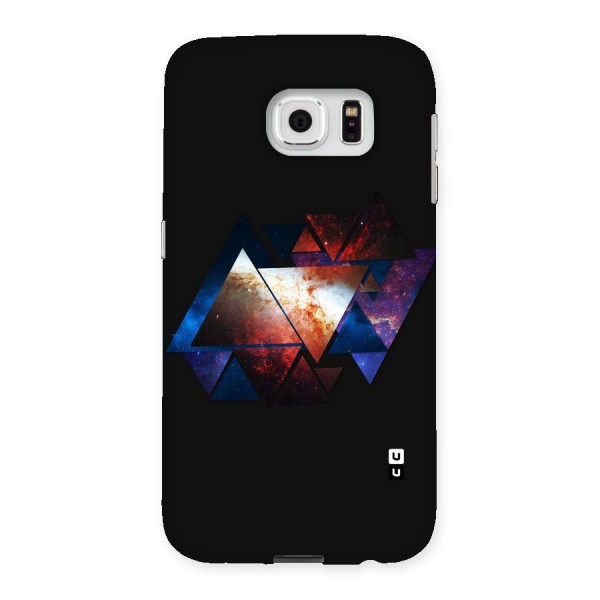 Fire Galaxy Triangles Back Case for Samsung Galaxy S6