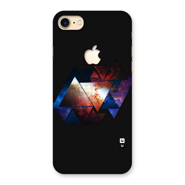 Fire Galaxy Triangles Back Case for iPhone 7 Apple Cut