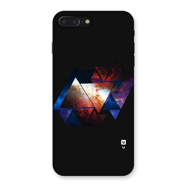 Fire Galaxy Triangles Back Case for iPhone 7 Plus