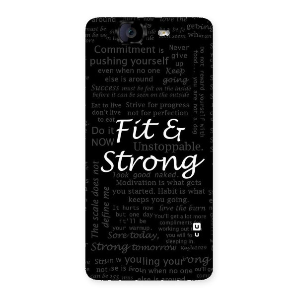 Fit And Strong Back Case for Canvas Knight A350