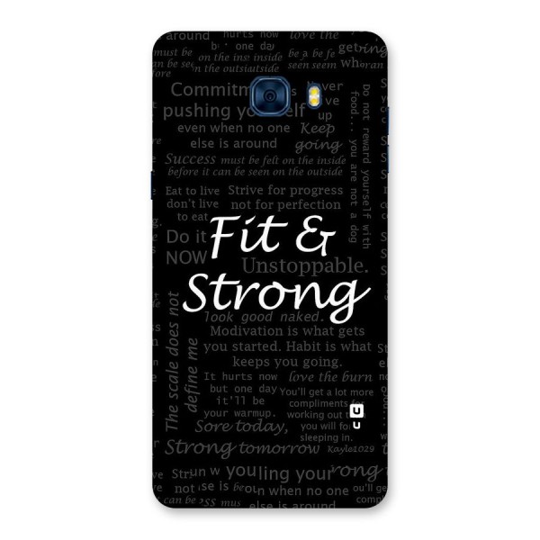 Fit And Strong Back Case for Galaxy C7 Pro