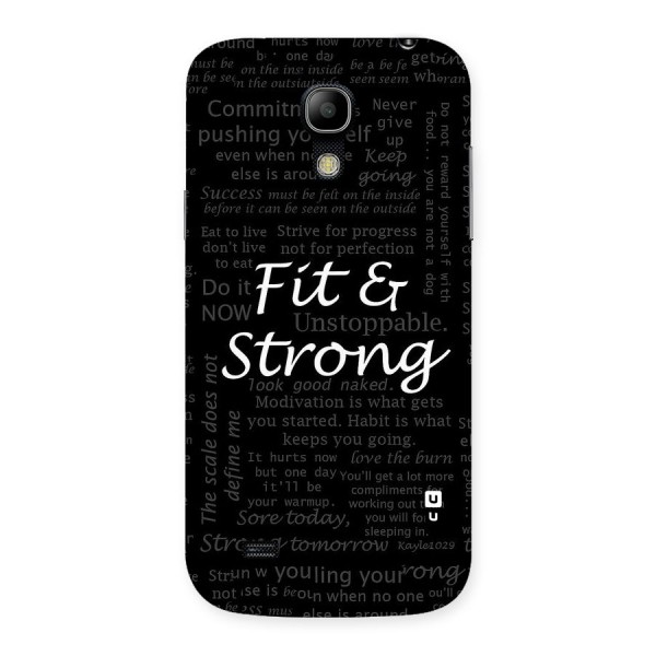 Fit And Strong Back Case for Galaxy S4 Mini