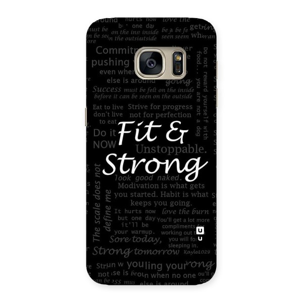 Fit And Strong Back Case for Galaxy S7