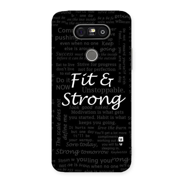 Fit And Strong Back Case for LG G5