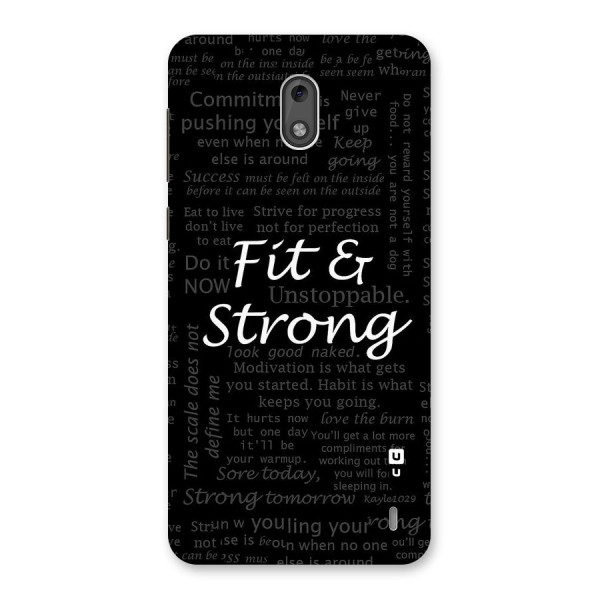 Fit And Strong Back Case for Nokia 2