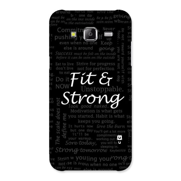 Fit And Strong Back Case for Samsung Galaxy J5