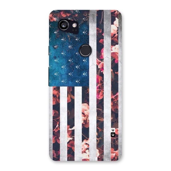 Flag Stripes Back Case for Google Pixel 2 XL