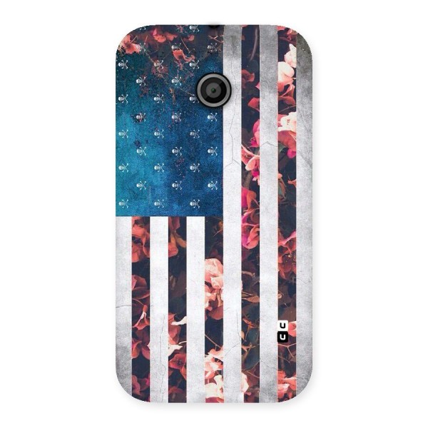 Flag Stripes Back Case for Moto E