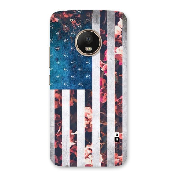 Flag Stripes Back Case for Moto G5 Plus