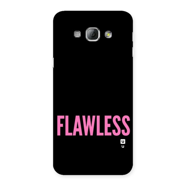 Flawless Pink Design Back Case for Galaxy A8