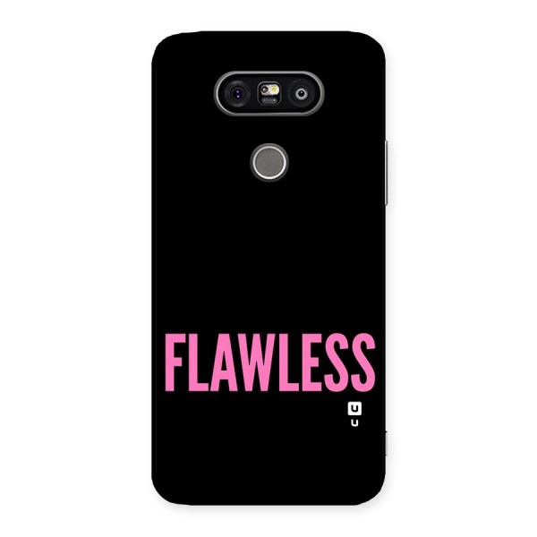 Flawless Pink Design Back Case for LG G5