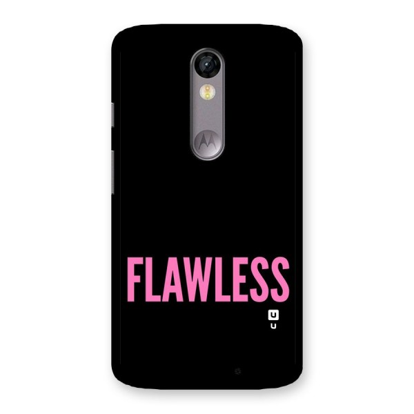 Flawless Pink Design Back Case for Moto X Force