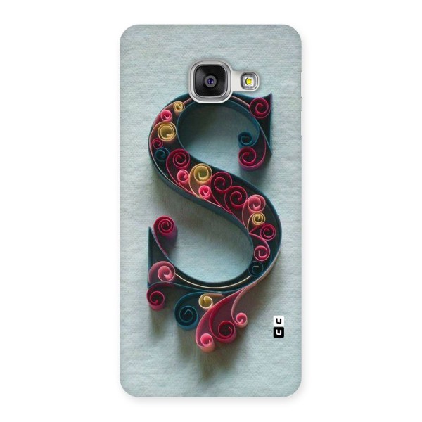 Floral Alphabet Back Case for Galaxy A3 2016