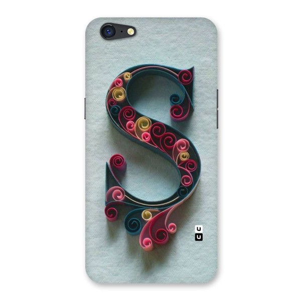 Floral Alphabet Back Case for Oppo A71