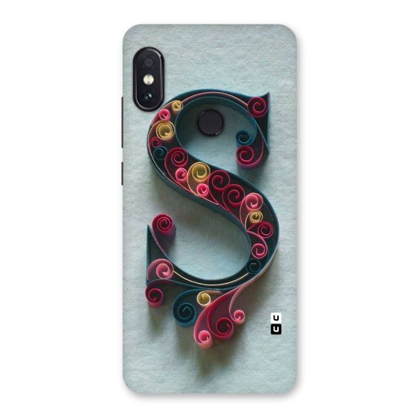 Floral Alphabet Back Case for Redmi Note 5 Pro