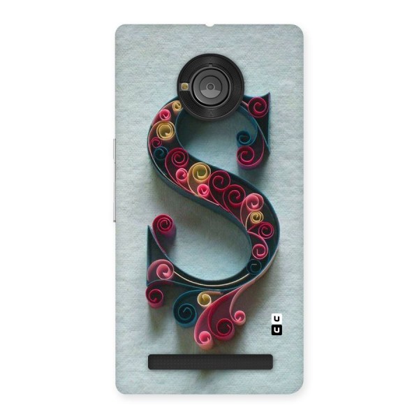 Floral Alphabet Back Case for Yu Yuphoria