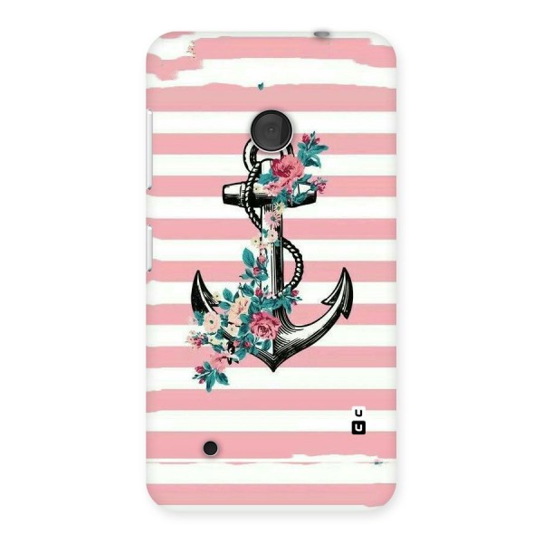 Floral Anchor Back Case for Lumia 530